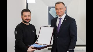 Order Orła Białego dla Prezydenta Ukrainy Wołodymyra Zełenskiego