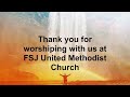 Franklin St. Johns United Methodist Church Sunday Service 11/10/2024