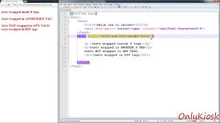 3.) Inline CSS Part 2