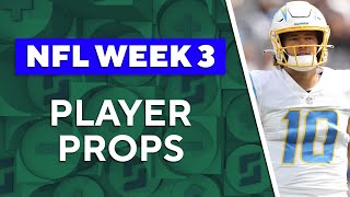 NFL Week 3 - Favorite Player Prop Bets, Predictions With Fantasy Experts | The Early Edge