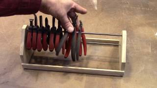 Homemade Plier Rack