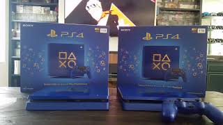 Limited edition blue PS4 UNBOXING (Days of play)