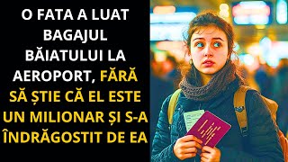 TÂNĂRA I-A LUAT BAGAJUL BĂIATULUI LA AEROPORT, FĂRĂ SĂ ȘTIE CĂ EL ESTE MILIONAR ȘI S-A...