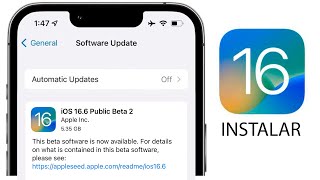 Como instalar iOS 16.6 BETA 2 | betas publicas apple