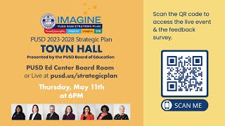 PUSD 2028 Strategic Plan Town Hall Meeting - Live