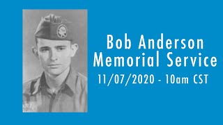 Bob Anderson Memorial Service