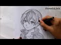 ᴴᴰ how i draw kirito from sword art online sao