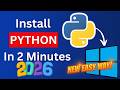How to Download and Install Python 3.14.6 on Windows 11 / Windows 10 (2026) #installpython