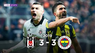 Beşiktaş 3 - 3 Fenerbahçe | Maç Özeti | 2018/19
