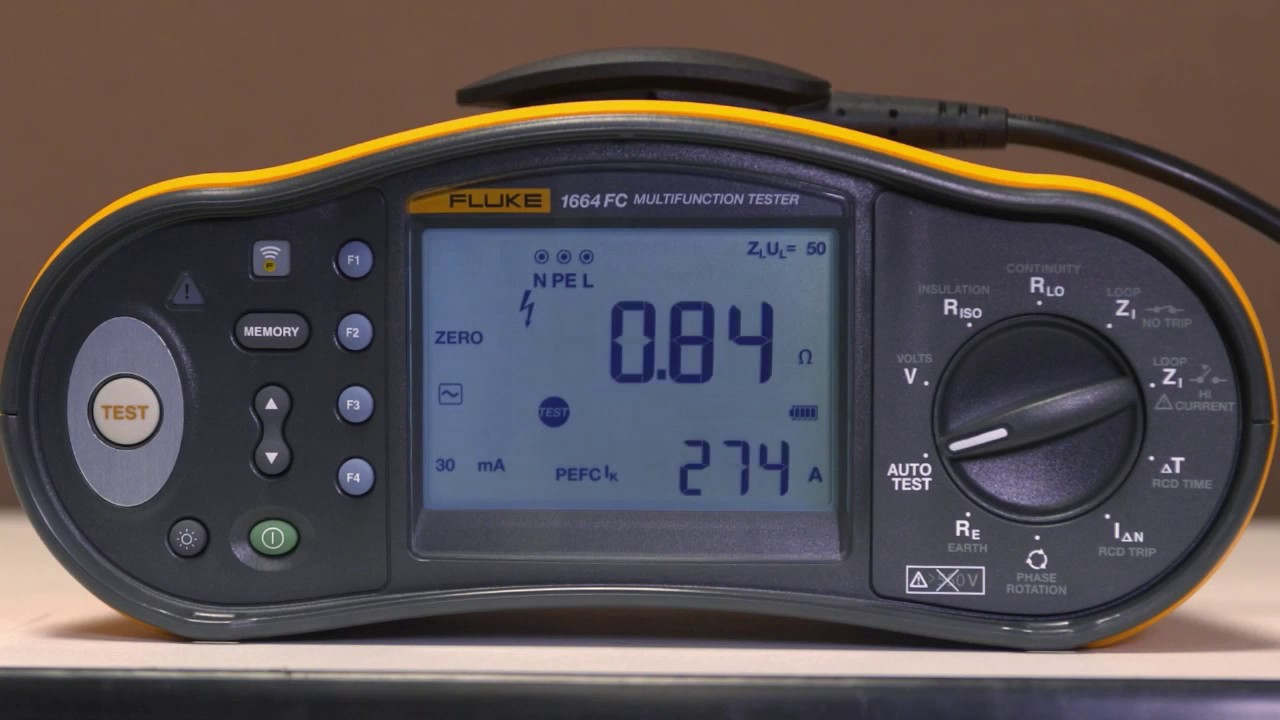 Fluke 1600 Series Multifunction Installation Tester With Fluke Connect ...