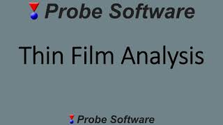 Using Probe for EPMA to perform Thin Film Analysis