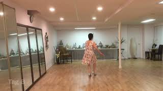 Song Sung Blue Line Dance (with teaching)