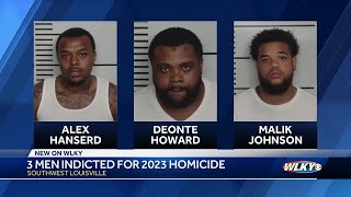 3 men indicted in 2023 Louisville homicide