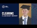 Clearing at Leeds Beckett University - George White