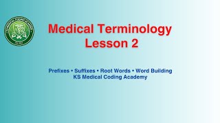 Medical Terminology Full Lesson | Prefixes, Suffixes & Word Building | KS Medical Coding Academy
