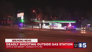 KCPD investigating homicide at gas station near 30th \u0026 Van Brunt