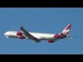 Virgin Atlantic A340-600 G-VFIT/VIR201 takeoff Sydney International Airport  HD