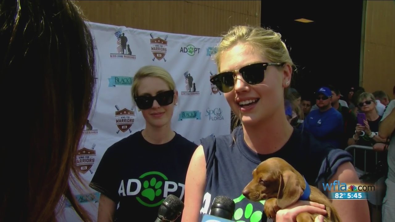 Kate Upton Hosts Adoption Event In Polk County Youtube