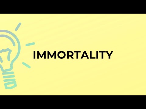 What is the root of the word immortality?