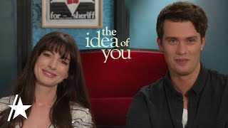 Anne Hathaway & Nicholas Galitzine Talk Romance Scenes In 'The Idea Of You'