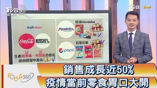 FOCUS360/ 銷售成長近50% 疫情當前零食胃口大開