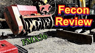 Fecon Forestry Mulcher Review (FMX36), Maintenance Costs, And Changing Knives | DigginLife21