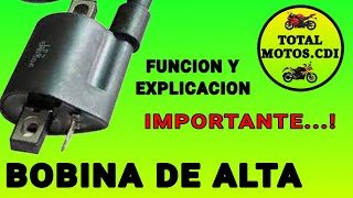 Bobina de Alta.  Conoce este componente del sistema de Ignición de la Moto