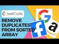 Remove Duplicates from Sorted Array 🔥 | Leetcode 26 (Easy) | Java