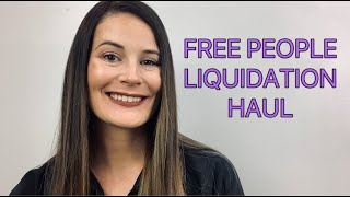 FREE PEOPLE SHELF PULLS LIQUIDATION HAUL | JENEMY