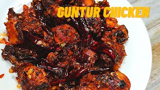 Guntur chicken dry | indo-chinese chicken recipe | spicy chicken recipe | dry chicken recipe