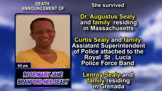 Rose Mary Jane Branford nee Sealy long 1
