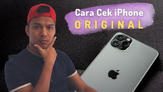 Cara Cek iPhone Original