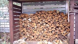 BRENNHOLZ - BUCHE -LAGER -Firewood storage