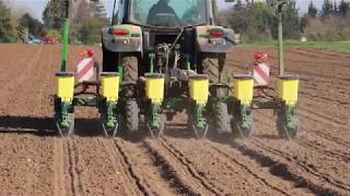 Démonstration semoir John Deere avec adaptation Precision Planting