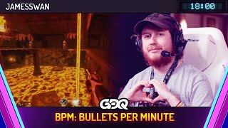 BPM: Bullets Per Minute by JamesSwan in 18:00 - Awesome Games Done Quick 2025