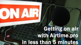 Getting on air with Airtime Pro - Screencast