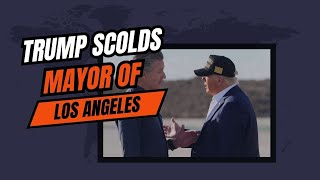 Breaking: Trump goes to LA to see the damage.