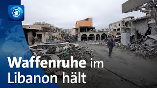 Waffenruhe im Libanon hält weitgehend