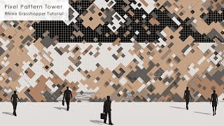 Pixel Pattern Facade Rhino Grasshopper Tutorial