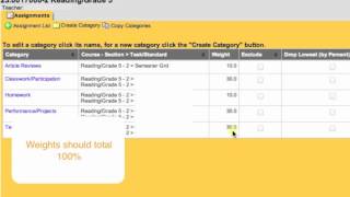 Creating Categories in Infinite Campus
