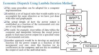 03v ED problem solution with lambda iteration method