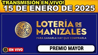 Resultado LOTERIA DE MANIZALES DEL MIÉRCOLES 15 de Enero 2025