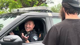 Albany Police from Albany Oregon Self Help armed eviction