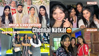 Vlog-04 Chennai Natkal😍our small trip 🤩Mona’s reception 🥰#sharmilanirmalavlogs #shorts