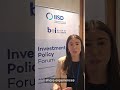 2024 Investment Policy Forum: Participant Testimonial (Mariana Pinto Schmidt - Chile)