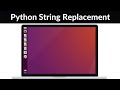 Python string Replacement using pattern