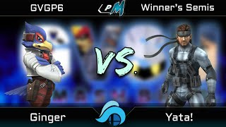 GVGP 6 Project M Winners Semis - Ginger (Falco) vs. Yata (Snake)