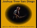 u2 san diego usa 14 april 1987 full concert with enhanced audio