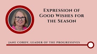 Senator Cordy delivers end of year remarks - December 15, 2022 (English feed)