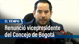 Renunció Rolando González, vicepresidente del Concejo de Bogotá| El Tiempo